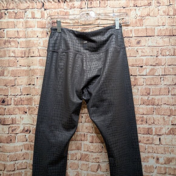 Gray Marika Textured Leggings Size Med - Picture 6 of 11